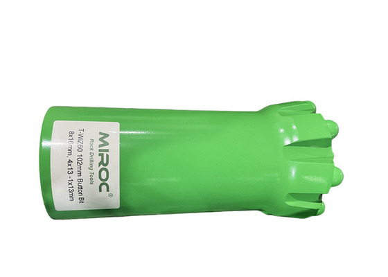 أدوات الحفر الصخرية المطرقة العليا T-WIZ60 102mm قطرات زر الخيوط لتحقيق الحجارة والتعدين