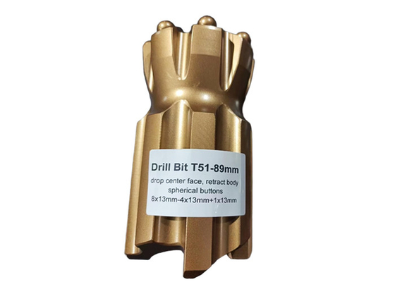 T51-89mm Retrac Tungsten Carbide Drill Bit لأداء الحفر طويل الأمد