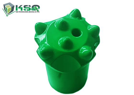 أدوات الحفر الصخرية المتجعدة 4 ° 46mmTaper Button Drill Bit للتحريك / حفر الأنفاق