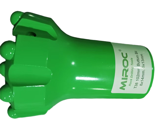 أدوات حفر كربيد التونغستين T38 76mm، 102mm قطعة زر الحفر الصخري