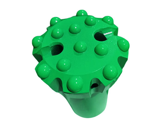 رأس الحفر الصخري الصلب T51-102mm وجه مسطح خيط كروي حفر الصخر زر قطعة للتعدين