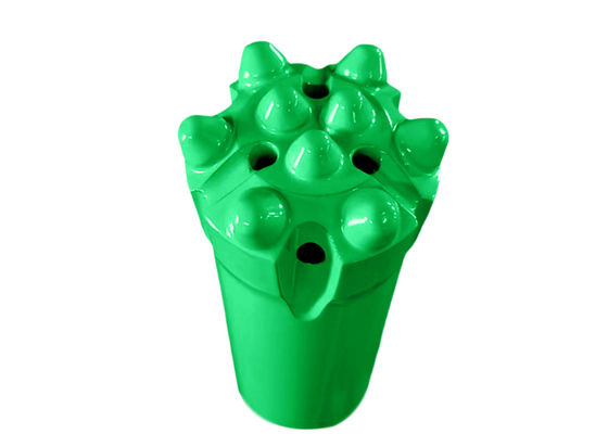 R32 45mm Tungsten Carbide Thread Button Bit with Spherical Buttons and Retrac Design for Rock Drilling