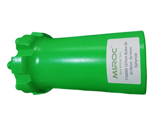 T-WIZ60-127mm عبارة عن زر حفر صخري متسلسل مع سبيكة الفولاذ وكربيدات التونغستين للحفر عالي الأداء