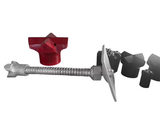 Full Threaded Forged Self Drilling Anchor Bolt System R23 R32 R38 R51 T76 for Ore Mining Tunneling Slope Stabilization
