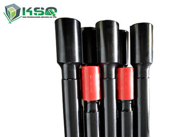 التعدين الخيوط حفر رود قضبان حفر الصخور تزوير 600 - 6095mm طول اللون الأسود