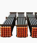 أسود DTH أنابيب الحفر 6000MM - 89MM أسفل أدوات الحفر هول 2 3/8 API ريج