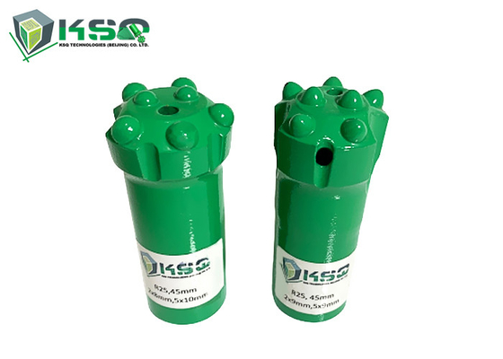 R25 تنورة قصيرة كروية Dia.33-45mm كربيد التنجستن زر مثقاب