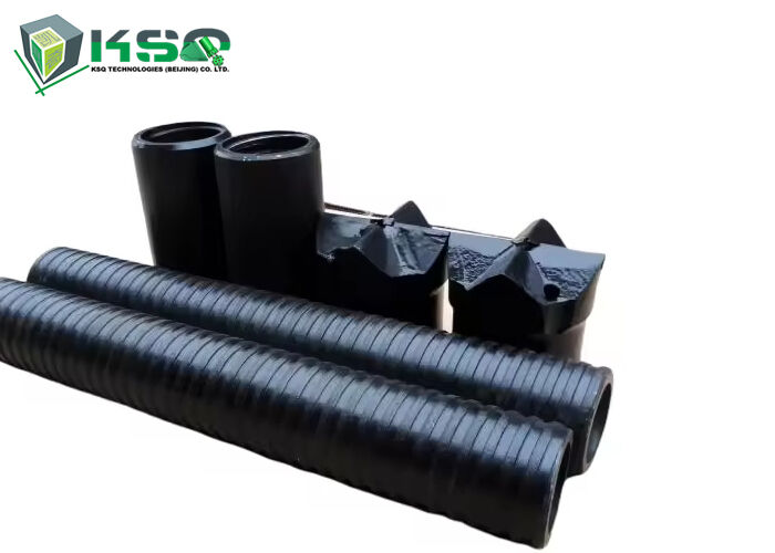 Full Threaded Forged Self Drilling Anchor Bolt System R23 R32 R38 R51 T76 for Ore Mining Tunneling Slope Stabilization
