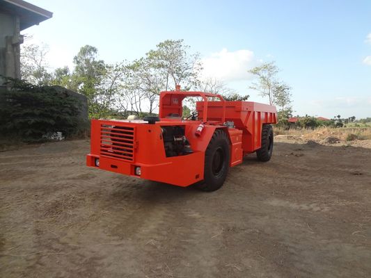 Hydropower Tunneling Low Profile Dump Truck For Medium Size Rock Excavation