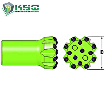 110mm 115mm ST68 Button Drill Bit Threaded Drill Bit For Quarry