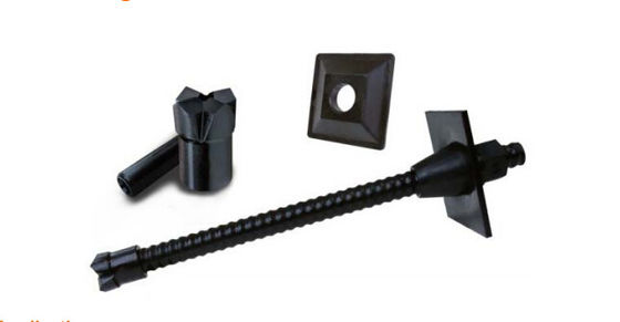 Self Drilling Hollow Anchor Bolt R25N Outside Diameter 25mm 150KN - 200KN Load Capacity