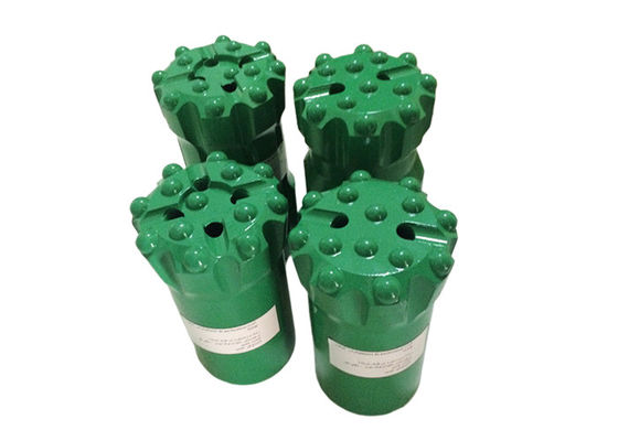 T45 Threaded Drop Center Ballistic Button drill bit for rock , 76mm 89mm 102mm
