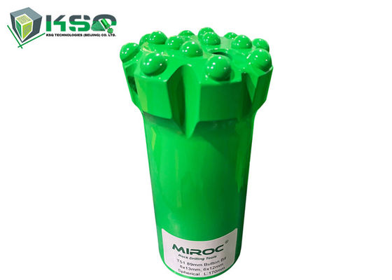 89 مم T51 Drop Center Face Drilling Button Bit لنفق المحجر والأرض