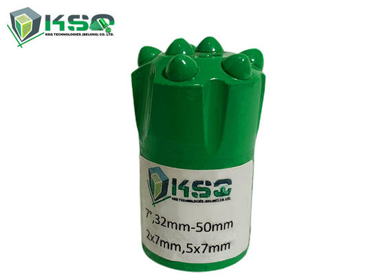 التعدين حفر الأنفاق زر مدبب تنورة قصيرة 7 درجة 32-50 مم