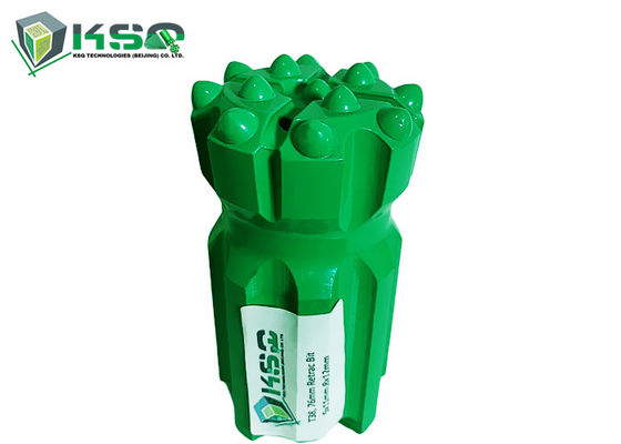 T38 قطعة حفر زر 64mm إلى 76mm الخيط الكربيد التنغستيمي المطرقة العليا