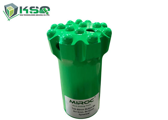 89mm T45 محجر التعدين المطرقة العليا أدوات الحفر الخيوط الزر قطعة