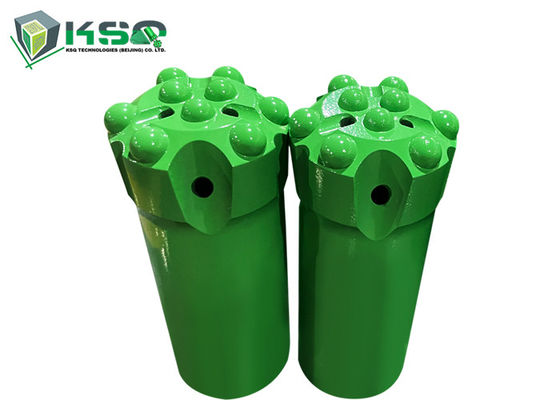 45 ملم R32 صخرة صلبة الماكينة الهيدروليكية خيوط الحفرة قطعة التعدين زر حفرة قطعة