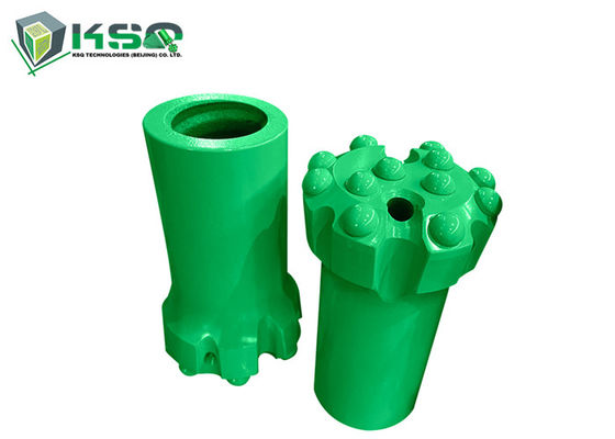 T38 76mm حفر التعدين الصخري الحبل الزر حفر قطعة