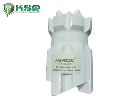 قطر 127mm T51 Retrac Button Bit للشخصية العادية والشخصية المتراجعة للبيع