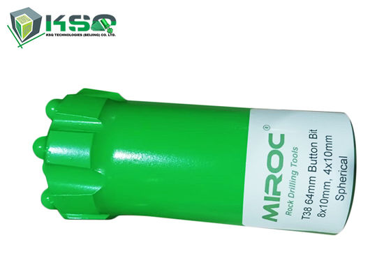 T38 64 ملم المطرقة العليا الصخرة الحفر زر قطعة