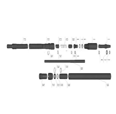 مطرقة حفر DTH متعددة الاستخدامات لتطبيقات الحفر المختلفة، فتحة 60-305 مم