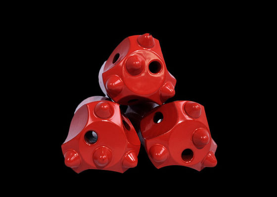 12 درجة سحب نوع كروية مثقاب زر 30-42mm ديا كاربيد مادة سبائك