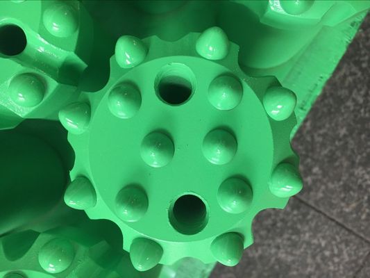 T38 76mm 89mm عادي / Retrac الجسم الخيوط زر بت مع كربيد التنجستن البالستية كروية