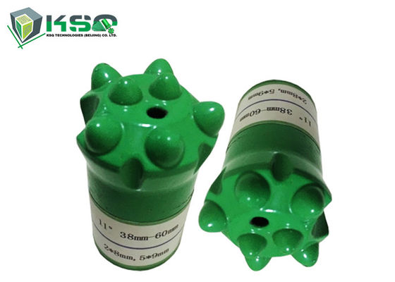 7 زر مثقاب زر مدبب مع أداة حفر الصخور تنورة طويلة / قصيرة