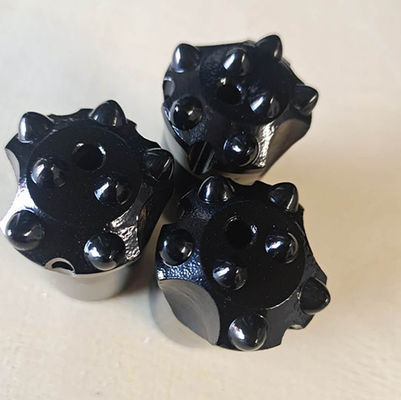 قطع غيار مثقاب الصخور 12 درجة مخروطي مدبب مع 7 إضافات كربيد