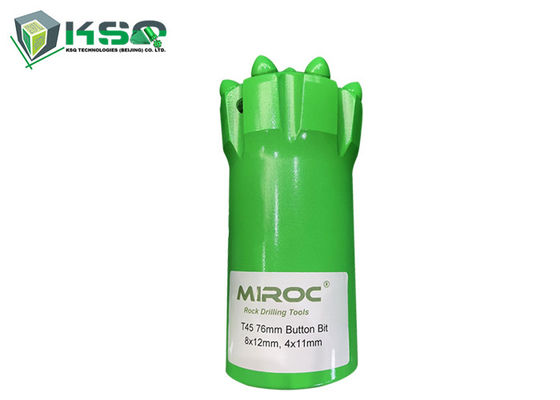 T45 70mm إلى 102mm أعلى مطرقة كربيد التنجستن زر مثقاب زر