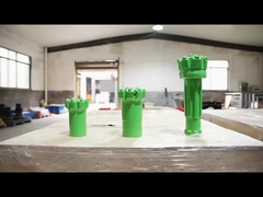 قطعة حفر الكربيد التنغستن DTH مع أدوات الحفر DTH عالية / متوسطة / منخفضة الضغط